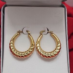 Elegant Gold Hoop Earrings